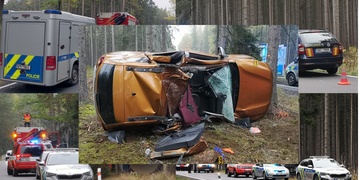 Řidič zemřel na místě