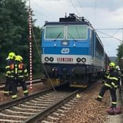 Hořící lokomotivu zachránil pohotový mašinfíra