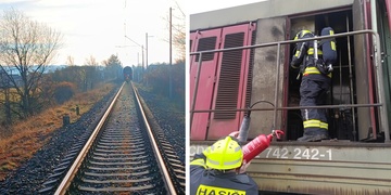 První vlak najel do stáda ovcí, druhému zase začala hořet lokomotiva