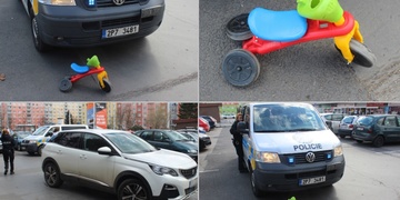 Tříleté dítě vjelo přímo pod auto