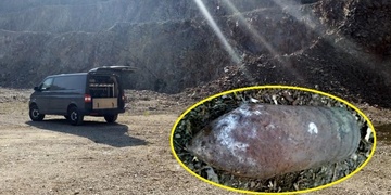 Čtrnáctiletý kluk našel protipancéřový granát ráže 85 mm