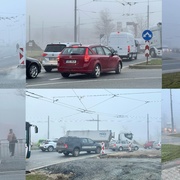 Komplikace na kruháči u Makra i omezení provozu na dálnici D5