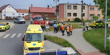 Vážná havárie motorkáře