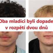 Dva hledaní mladíci byli dopadeni během dvou dnů