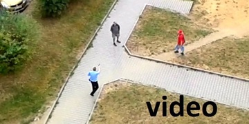 Zadržení útočníka s nožem