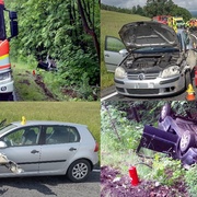 Ke dvěma dopravním nehodám došlo v rozmezí několika minut