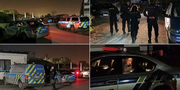 Rvačka Ukrajinců, ohrožování klackem i útok nožem na ubytovně