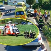 Fabia vjela do protisměru a smetla dva motorkáře