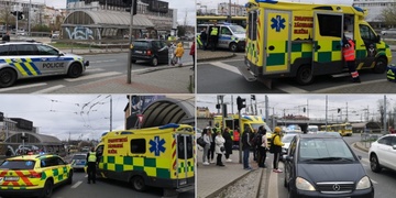 Malý chlapec vběhl přímo před auto a to ho srazilo