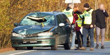 Muže s kulatinou smetlo a usmrtilo auto