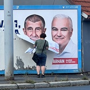Politický názor vyjádřil vandalismem