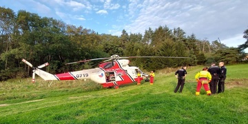 Jezdkyně při pádu z koně utrpěla zranění