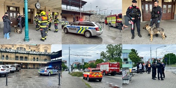 "Šestnáct bomb na nádražích v Plzni," tvrdil oznamovatel