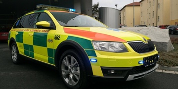 Záchranáři představují svého nového "koně"