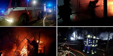 V chatce uhořel muž