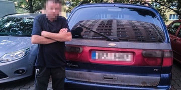 Ukrajinec naboural zaparkované auto, naměřili mu 3,42 promile
