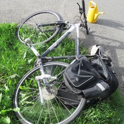 Těžce opilý cyklista nezvládl řízení