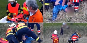 Vážná havárie motorkáře před Třemošnou