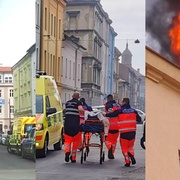 Teprve patnáctiletý chlapec pobodal nožem dva lidi a poté zapálil byt