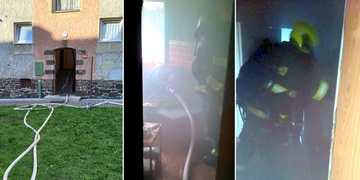 Pohotový soused vykopl dveře bytu a zachránil dva psy
