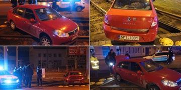 Těžce opilý řidič zapasoval auto do kolejiště