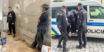 Zásah cizinecké policie v Rooseveltově ulici