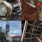 Případ hrozícího pádu téměř dvacet metrů vysokého železobetonového poutače šetří policie