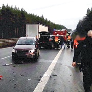 Při sjezdu z dálnice nedal přednost