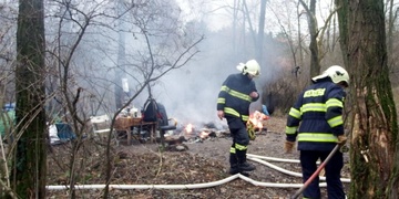 Bezdomovci málem zapálili České údolí