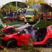 Velmi vážná nehoda uzavřela Studentskou ulici v Plzni