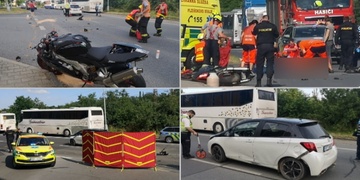 Motorkář zemřel po střetu s vozem pětasedmdesátiletého seniora