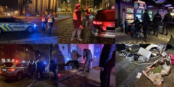 Plzní se v noci prohnala další rozsáhlá bezpečnostní akce