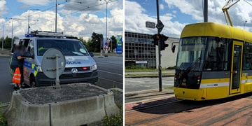Senior vstoupil přímo před přijíždějící tramvaj