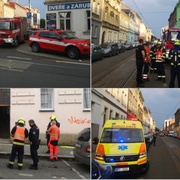Požár v Radyňské ulici