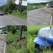 Osmnáctiletá řidička vyletěla ze silnice a narazila do stromu