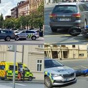 Dopravní nehoda na křižovatce Klatovská x Husova