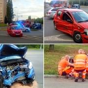 Vážná dopravní nehoda ve Skvrňanech