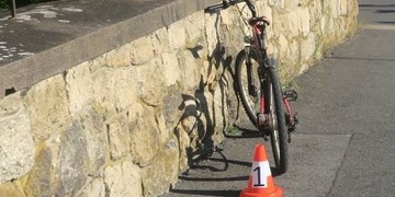 Střet cyklisty s chodkyní