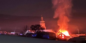 Pekárna zcela vyhořela a škoda je přes milion Euro