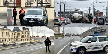 Výhružka bombou uzavřela soud i autobusový terminál - Aktualizováno