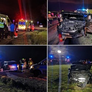 U střetu dvou aut zasahují všechny záchranné složky