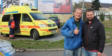  Offroad srazil chodce na Skvrňanské, muž přebíhal na červenou