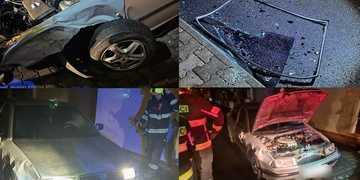 Silně opilý řidič způsobil dvě nehody a od obou utekl