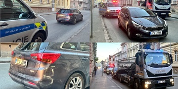 Těžce opilá řidička nabourala trolejbus a z místa ujela