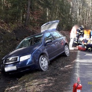 Mladá řidička nezvládla řízení