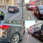 Těžce opilá řidička nabourala trolejbus a z místa ujela