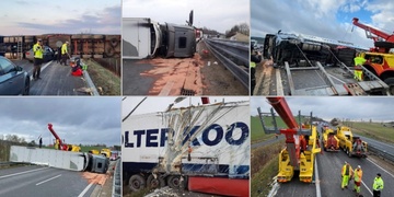 Pět hodin vyprošťování - dálnici D5 uzavřela vážná dopravní nehoda