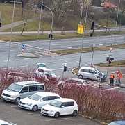 Střet vozů na Studentské