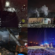 Noční požár zachvátil budovu