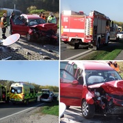 Čelní střet vozidel mezi Skvrňany a Vejprnicemi